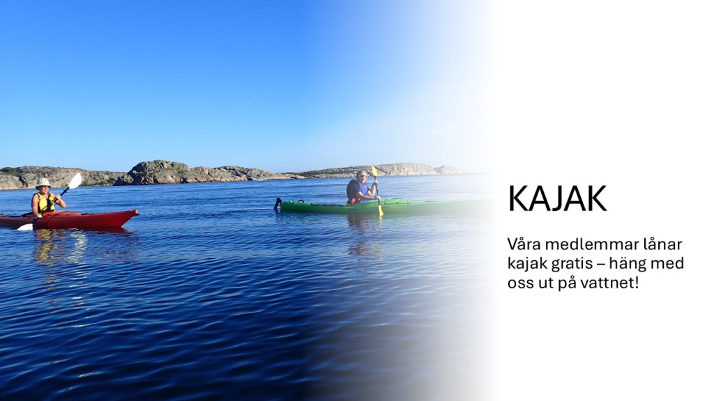 kajak meny
